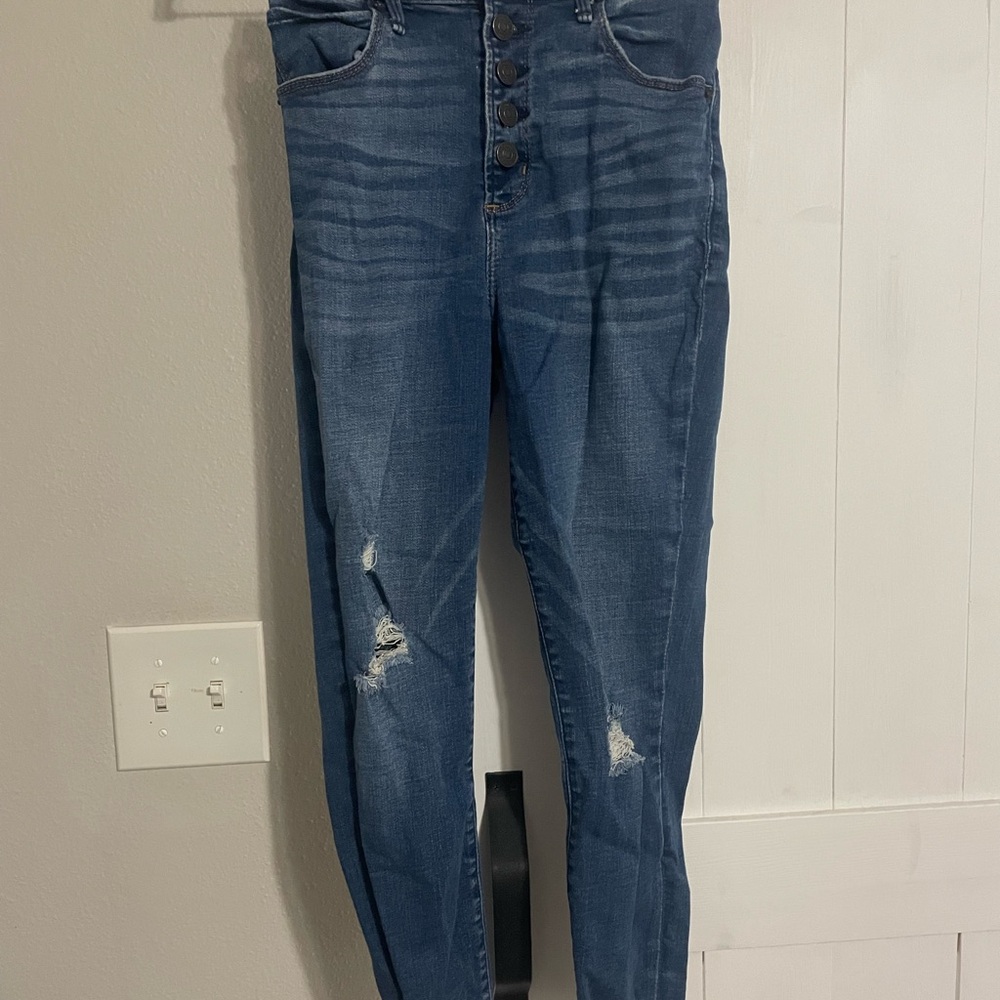 Abercrombie & Fitch high rise super skinny ankle jeans - Picture 4 of 4